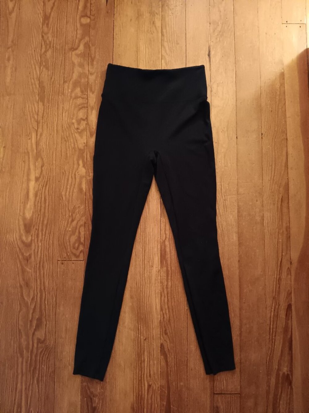 SPANX BLACK LEGGINGS WOMEN'S M TALL/L